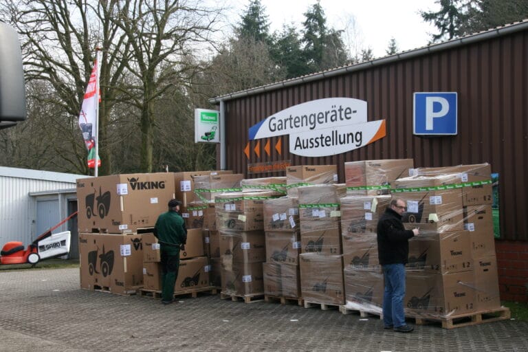 Rasenmäher Lieferung