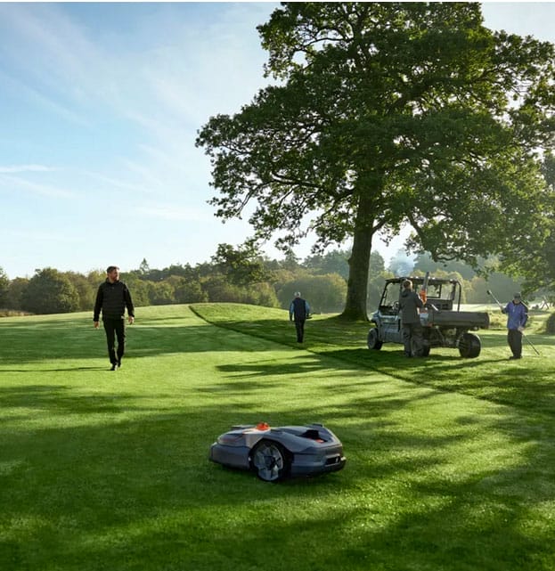 Rasenmäher für Golfplätze